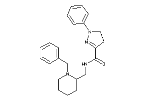 N-[(1-benzyl-2-piperidyl)methyl]-1-phenyl-2-pyrazoline-3-carboxamide