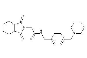 2-(1,3-diketo-3a,4,7,7a-tetrahydroisoindol-2-yl)-N-[4-(piperidinomethyl)benzyl]acetamide