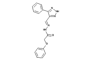 2-phenoxy-N-[(5-phenyl-2H-triazol-4-yl)methyleneamino]acetamide