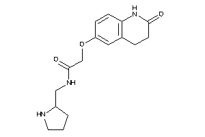 Image of 2-[(2-keto-3,4-dihydro-1H-quinolin-6-yl)oxy]-N-(pyrrolidin-2-ylmethyl)acetamide