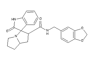 2-keto-N-piperonyl-spiro[indoline-3,3'-pyrrolizidine]-2'-carboxamide