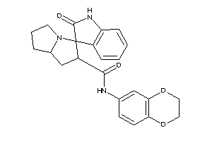 N-(2,3-dihydro-1,4-benzodioxin-6-yl)-2-keto-spiro[indoline-3,3'-pyrrolizidine]-2'-carboxamide