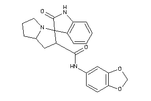 N-(1,3-benzodioxol-5-yl)-2-keto-spiro[indoline-3,3'-pyrrolizidine]-2'-carboxamide