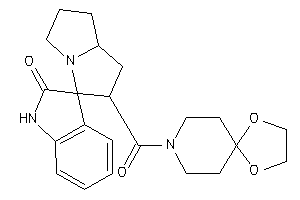 2'-(1,4-dioxa-8-azaspiro[4.5]decane-8-carbonyl)spiro[indoline-3,3'-pyrrolizidine]-2-one