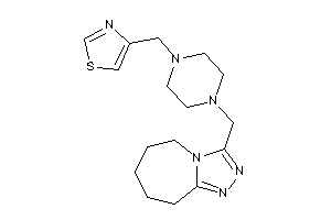 4-[[4-(6,7,8,9-tetrahydro-5H-[1,2,4]triazolo[4,3-a]azepin-3-ylmethyl)piperazino]methyl]thiazole