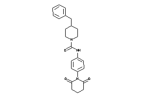 4-benzyl-N-(4-glutarimidophenyl)piperidine-1-carboxamide