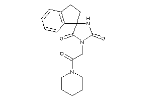 3-(2-keto-2-piperidino-ethyl)spiro[imidazolidine-5,1'-indane]-2,4-quinone