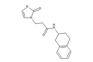 3-(2-keto-4-thiazolin-3-yl)-N-tetralin-2-yl-propionamide