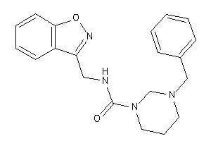 3-benzyl-N-(indoxazen-3-ylmethyl)hexahydropyrimidine-1-carboxamide