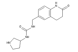 1-[(2-keto-3,4-dihydro-1H-quinolin-6-yl)methyl]-3-pyrrolidin-3-yl-urea