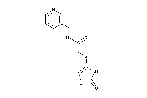 2-[(5-keto-1,4-dihydro-1,2,4-triazol-3-yl)thio]-N-(3-pyridylmethyl)acetamide