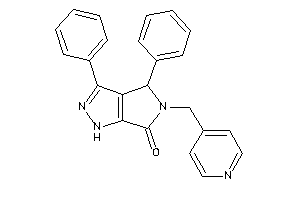 3,4-diphenyl-5-(4-pyridylmethyl)-1,4-dihydropyrrolo[3,4-c]pyrazol-6-one