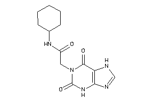 N-cyclohexyl-2-(2,6-diketo-3,7-dihydropurin-1-yl)acetamide