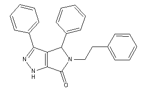 5-phenethyl-3,4-diphenyl-1,4-dihydropyrrolo[3,4-c]pyrazol-6-one