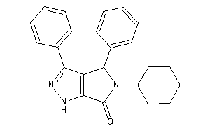 5-cyclohexyl-3,4-diphenyl-1,4-dihydropyrrolo[3,4-c]pyrazol-6-one