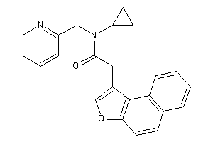 2-benzo[e]benzofuran-1-yl-N-cyclopropyl-N-(2-pyridylmethyl)acetamide