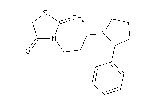 2-methylene-3-[3-(2-phenylpyrrolidino)propyl]thiazolidin-4-one