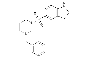 5-(3-benzylhexahydropyrimidin-1-yl)sulfonylindoline