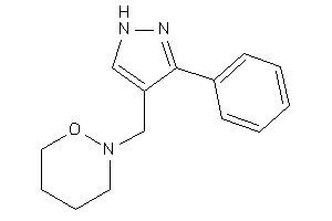 2-[(3-phenyl-1H-pyrazol-4-yl)methyl]oxazinane