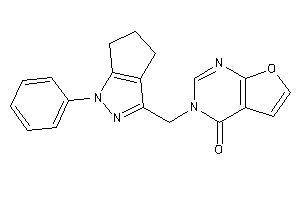 3-[(1-phenyl-5,6-dihydro-4H-cyclopenta[c]pyrazol-3-yl)methyl]furo[2,3-d]pyrimidin-4-one