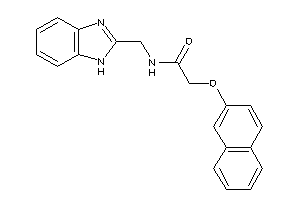 Image of N-(1H-benzimidazol-2-ylmethyl)-2-(2-naphthoxy)acetamide