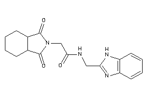 N-(1H-benzimidazol-2-ylmethyl)-2-(1,3-diketo-3a,4,5,6,7,7a-hexahydroisoindol-2-yl)acetamide