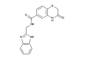 N-(1H-benzimidazol-2-ylmethyl)-3-keto-4H-1,4-benzothiazine-6-carboxamide