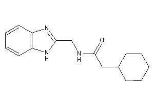 N-(1H-benzimidazol-2-ylmethyl)-2-cyclohexyl-acetamide