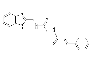 N-[2-(1H-benzimidazol-2-ylmethylamino)-2-keto-ethyl]-3-phenyl-acrylamide