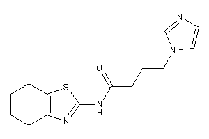 4-imidazol-1-yl-N-(4,5,6,7-tetrahydro-1,3-benzothiazol-2-yl)butyramide