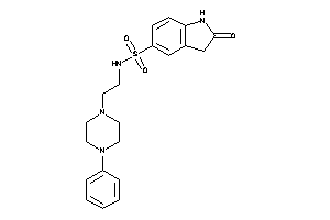 2-keto-N-[2-(4-phenylpiperazino)ethyl]indoline-5-sulfonamide