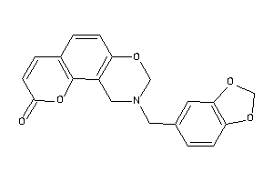 Image of 9-piperonyl-8,10-dihydropyrano[2,3-f][1,3]benzoxazin-2-one