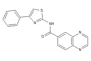 N-(4-phenylthiazol-2-yl)quinoxaline-6-carboxamide
