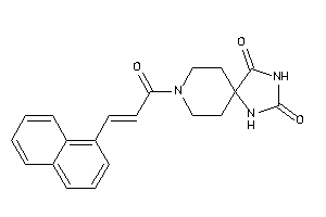 Image of 8-[3-(1-naphthyl)acryloyl]-2,4,8-triazaspiro[4.5]decane-1,3-quinone