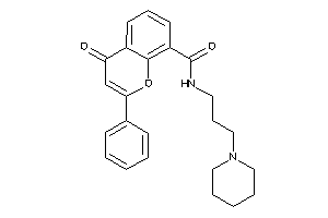 4-keto-2-phenyl-N-(3-piperidinopropyl)chromene-8-carboxamide