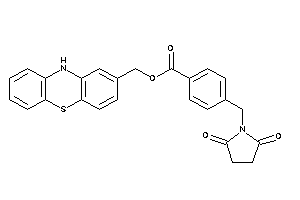 Image of 4-(succinimidomethyl)benzoic Acid 10H-phenothiazin-2-ylmethyl Ester