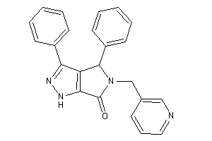 3,4-diphenyl-5-(3-pyridylmethyl)-1,4-dihydropyrrolo[3,4-c]pyrazol-6-one