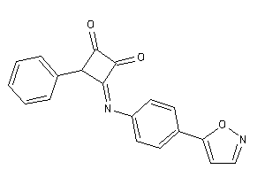 3-(4-isoxazol-5-ylphenyl)imino-4-phenyl-cyclobutane-1,2-quinone