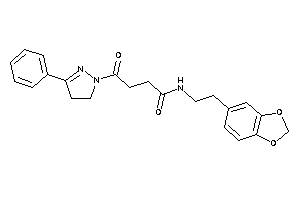 N-homopiperonyl-4-keto-4-(3-phenyl-2-pyrazolin-1-yl)butyramide