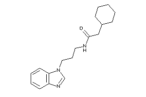 N-[3-(benzimidazol-1-yl)propyl]-2-cyclohexyl-acetamide