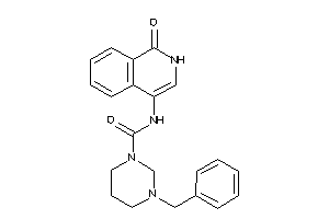 3-benzyl-N-(1-keto-2H-isoquinolin-4-yl)hexahydropyrimidine-1-carboxamide