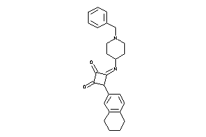 3-[(1-benzyl-4-piperidyl)imino]-4-tetralin-6-yl-cyclobutane-1,2-quinone