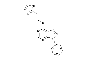 2-(1H-imidazol-2-yl)ethyl-(1-phenylpyrazolo[3,4-d]pyrimidin-4-yl)amine