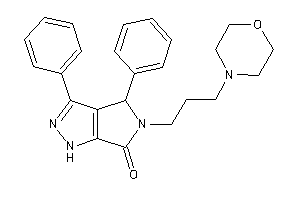 5-(3-morpholinopropyl)-3,4-diphenyl-1,4-dihydropyrrolo[3,4-c]pyrazol-6-one