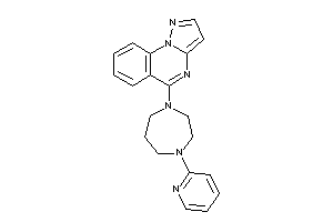 Image of 5-[4-(2-pyridyl)-1,4-diazepan-1-yl]pyrazolo[1,5-a]quinazoline