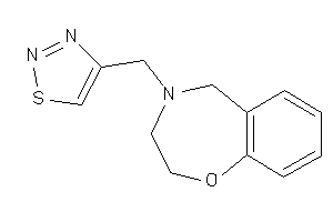4-(thiadiazol-4-ylmethyl)-3,5-dihydro-2H-1,4-benzoxazepine