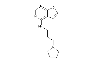 3-pyrrolidinopropyl(thieno[2,3-d]pyrimidin-4-yl)amine