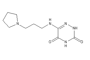 6-(3-pyrrolidinopropylamino)-2H-1,2,4-triazine-3,5-quinone