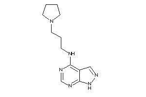 1H-pyrazolo[3,4-d]pyrimidin-4-yl(3-pyrrolidinopropyl)amine