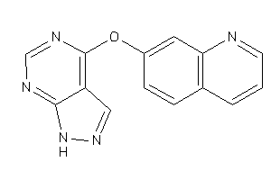 7-(1H-pyrazolo[3,4-d]pyrimidin-4-yloxy)quinoline